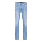 Regular Rise Straight Leg Jeans