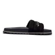 Elegante sorte sliders til kvinder