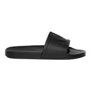 Sort Pool Slide Sandaler