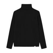 Eddie Wool Rib Roll Neck Sweater