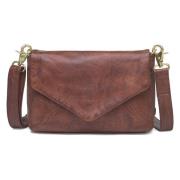 Klassisk Læder Crossbody Taske