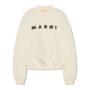 Sweatshirt med logo