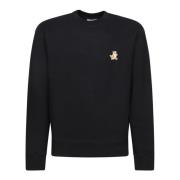 Sort Sweatshirt med Speedy Fox Patch