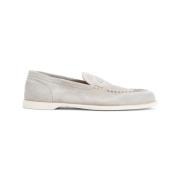 Suede Loafers i neutrale toner