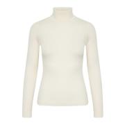 Rollneck Top Whisper White