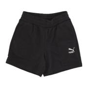 Sort Pintuck Shorts Letvægts Tracksuit Shorts