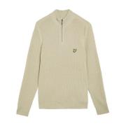 Mid Knits Ribbet Quarter Zip Jumper