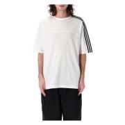 Hvid 3-Stripes T-shirt Afslappet Stil