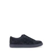 Blå Slip-On Ruskind Sneakers