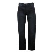 Sort Vasket Straight Leg Jeans