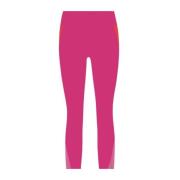 Dame 7/8 Leggings Fitness Pink/Rød