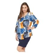 Zorinna A-Shape Bluse i Navy