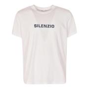 Silenzio Bomuld Jersey T-shirt Hvid