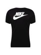 Nike Sportswear Bluser & t-shirts 'Icon Futura'  sort / hvid