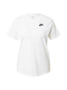 Nike Sportswear Shirts 'Club Essential'  sort / hvid
