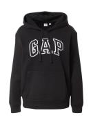 GAP Sweatshirt 'HERITAGE'  sort / hvid