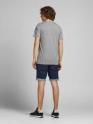 JACK & JONES Bluser & t-shirts 'Essentials'  grå-meleret / pastelrød / sort