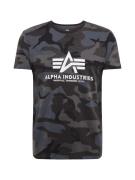 ALPHA INDUSTRIES Bluser & t-shirts  grå / sort / hvid