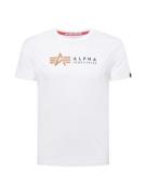 ALPHA INDUSTRIES Bluser & t-shirts  cognac / sort / hvid
