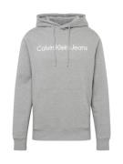 Calvin Klein Jeans Sweatshirt  grå / hvid