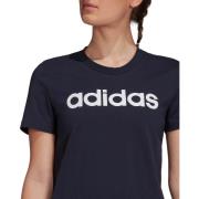 ADIDAS SPORTSWEAR Funktionsbluse 'Essentials  Logo'  navy / hvid