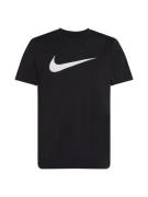 Nike Sportswear Bluser & t-shirts 'Swoosh'  sort / hvid