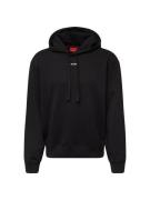 HUGO Sweatshirt 'Dapo'  sort / hvid