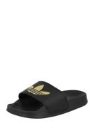 ADIDAS ORIGINALS Pantoletter 'Adilette Lite'  guld / sort