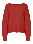 VERO MODA Pullover 'DOFFY'  blodrød