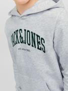 Jack & Jones Junior Sweatshirt 'JOSH'  grå-meleret / sort