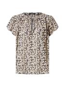 Ibana Bluse 'Tizou'  beige / sort