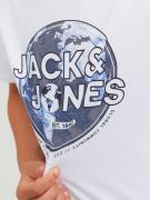 Jack & Jones Junior Shirts  blå / sort / hvid