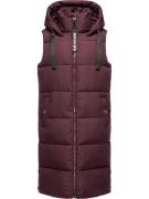 NAVAHOO Vest  bordeaux / hvid