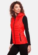 MARIKOO Vest 'Hasenpfote'  neonorange / sort