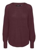 VERO MODA Pullover 'RICIENEW'  rød