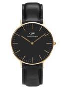 Daniel Wellington Analogt ur 'Sheffield'  guld / sort / hvid