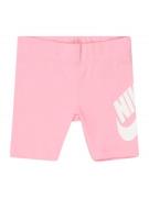 Nike Sportswear Bukser  pink / hvid
