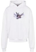 MT Upscale Sweatshirt 'Vive La Liberte'  blandingsfarvet / hvid