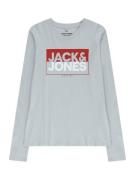 Jack & Jones Junior Shirts  grå / rød / hvid