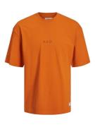 R.D.D. ROYAL DENIM DIVISION Bluser & t-shirts 'Calvin'  orange / sort