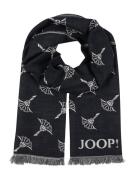 JOOP! Sjal 'Feris'  natblå / hvid