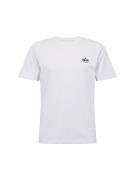 ALPHA INDUSTRIES Bluser & t-shirts  sort / hvid