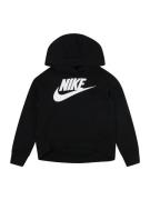 Nike Sportswear Sweatshirt 'CLUB FLEECE'  sort / hvid