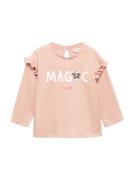 MANGO KIDS Bluser & t-shirts 'HOLIDAY'  lyserød / hvid