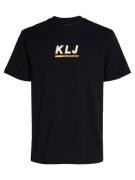 KARL LAGERFELD JEANS Bluser & t-shirts  orange / sort / hvid
