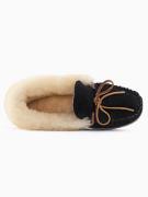 Minnetonka Mokassin 'Alpinsheepskin'  creme / lysebrun / sort