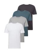Abercrombie & Fitch Bluser & t-shirts  antracit / lysegrå / petroleum / offwhite