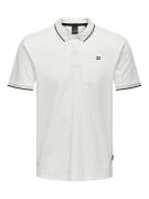 Only & Sons Bluser & t-shirts 'Fletcher'  sort / hvid