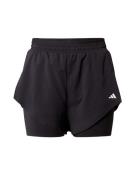 ADIDAS PERFORMANCE Sportsbukser 'Designed For Training 2In1'  sort / hvid