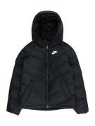 Nike Sportswear Vinterjakke  sort / hvid